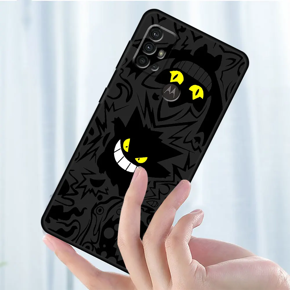 Bag Silicone Pokemon Gengar Phone Case for Huawei P30 Lite P30 Pro P Smart Z P20 Lite P50 Pro P40 Lite E P10 P30 P40 P Cover