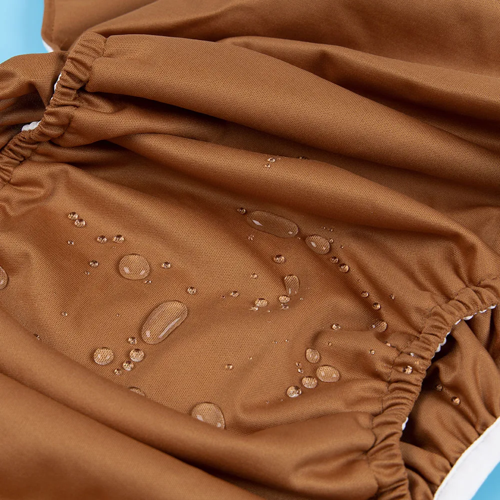BIAI Ice Silk Wahable Adult Cloth Diapers Reusable Diaper Pants for Adults Adjustable Nappy Pocket Waterproof Breathable Diaper