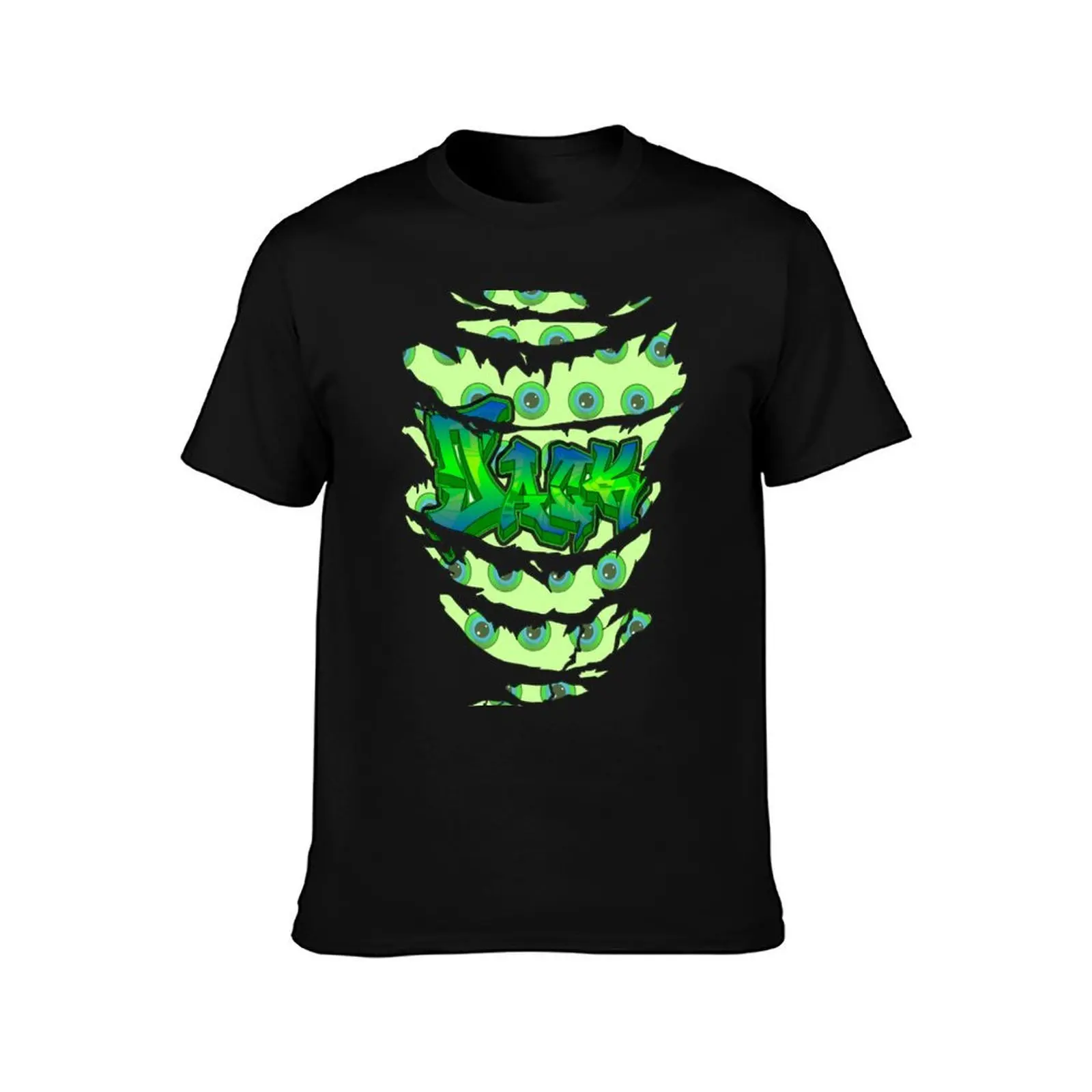 Torn Jack Graffiti ver.5 T-Shirt, Summer Casual Cotton Tee, Oversized Streetwear Tops, Vintage Graphic Print, Unisex Men Women