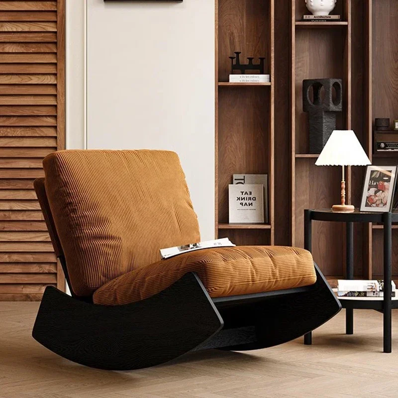 

Cream Style Sofa Living Room Chairs Lounge Rocking Luxury Velvet Living Room Chairs Comfortable Home Furniture Cadeiras LLLC