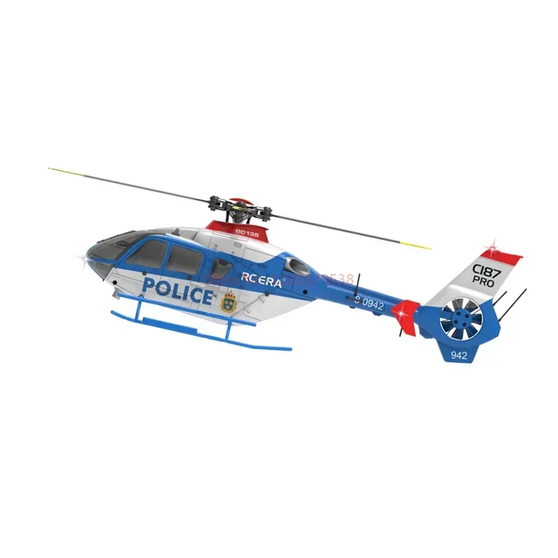 New C123 RC 6CH Double Brushless Direct Drive Single Paddle Aileron Free Helicopter model 3D Optical Flow EC135 Adult Boy Toy