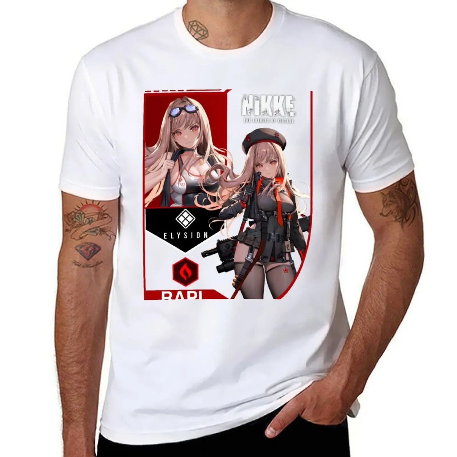 

Rapi (Goddess of Victory Nikke) T-Shirt man t shirts for men casual t shirt man luxury T-Shirt