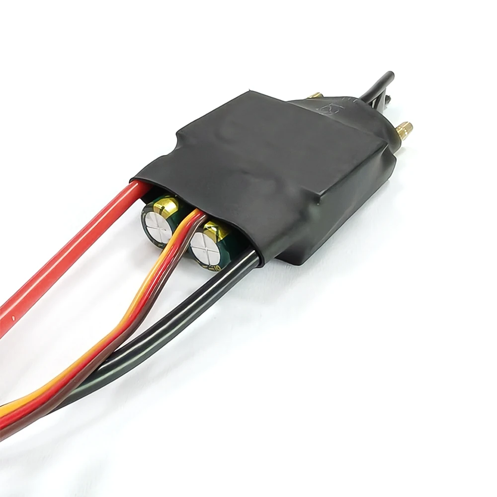 200A 125A 100A 80A 60A Brushless Water Cooling Electric Speed Controller ESC Unidirectional ESC with 5V/3A BEC for RC Boat Model