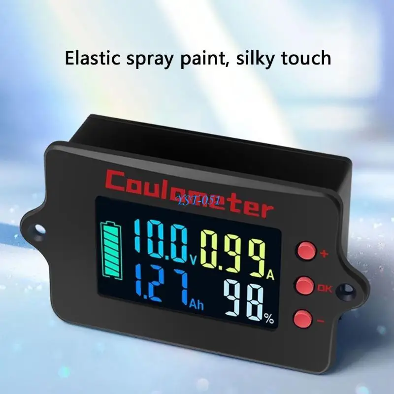 

E15A Battery Capacity Tester Coulometer 8-120V Digital Voltmeter Ammeter