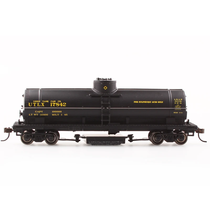 BACHMANN HO 1/87 Train Carriage American Series Simulation Metal Wheel Track Cleaning Oil Tanker Train Model Toy