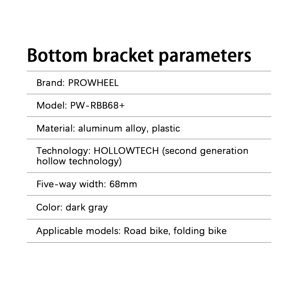 Prowheel Rennrad-Kurbelgarnitur 170 172,5mm Fahrradkurbel Schmal-Breit-Kettenblatt 36T-60T Krone 8 9 10 11 12 Gang für Shimano Teile – Detail 6