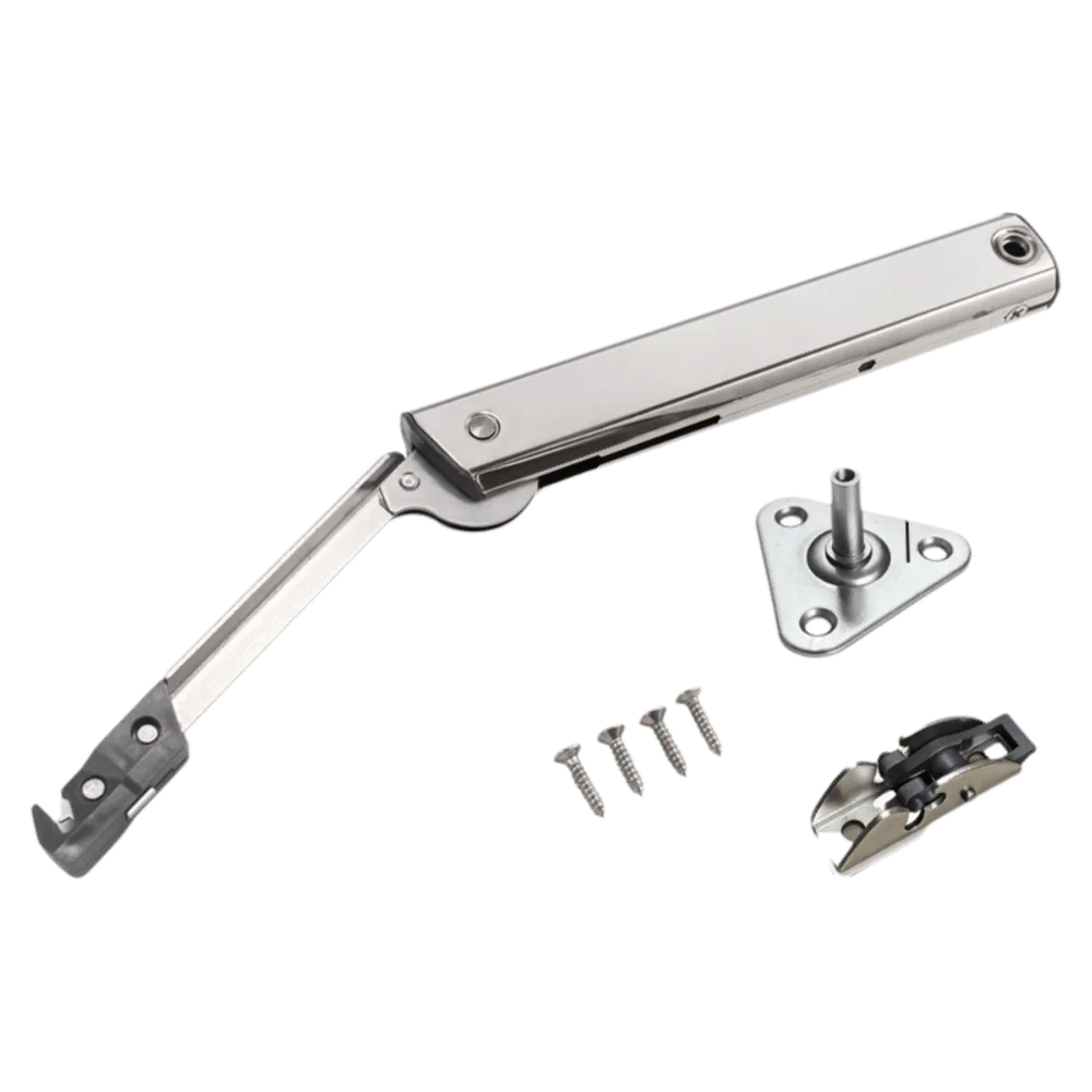 

Heavy Duty Hydraulic Cabinet Hinge Adjustable Concealed Soft Closing Hinges Durable Buffering Lift Up Door Hardware