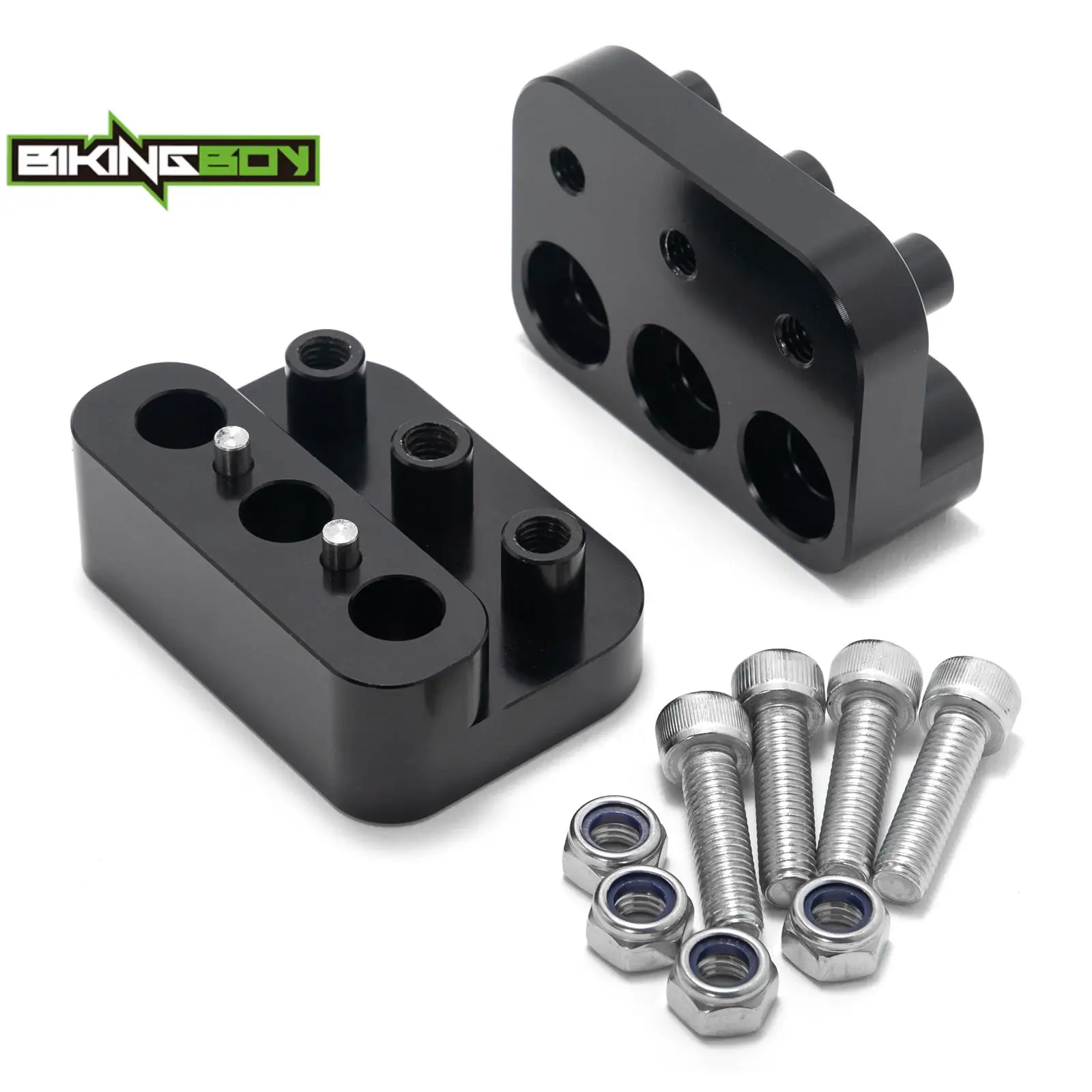 BIKINGBOY Footpegs Lowering Bracket Drop For Apollo RFN For Beta Explorer Electric Dirt Bike Off-Road MX Motocross Aluminium