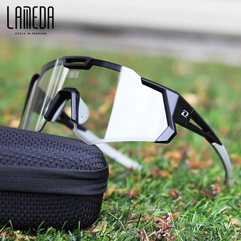 Lameda Anti-fogging Color Changing Cycling Glasses Photochromic Cycling Glasses Men's And Women's Bicycle Goggles Mtb Goggles