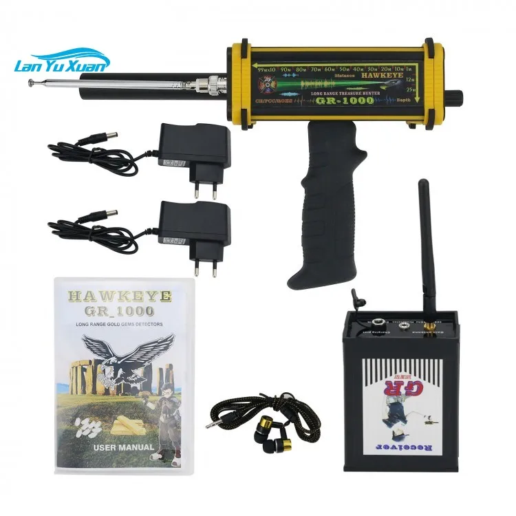 

Latest GR-1000 HAWKEYE Long Range Treasure Gold Finder Detector Metal Detector