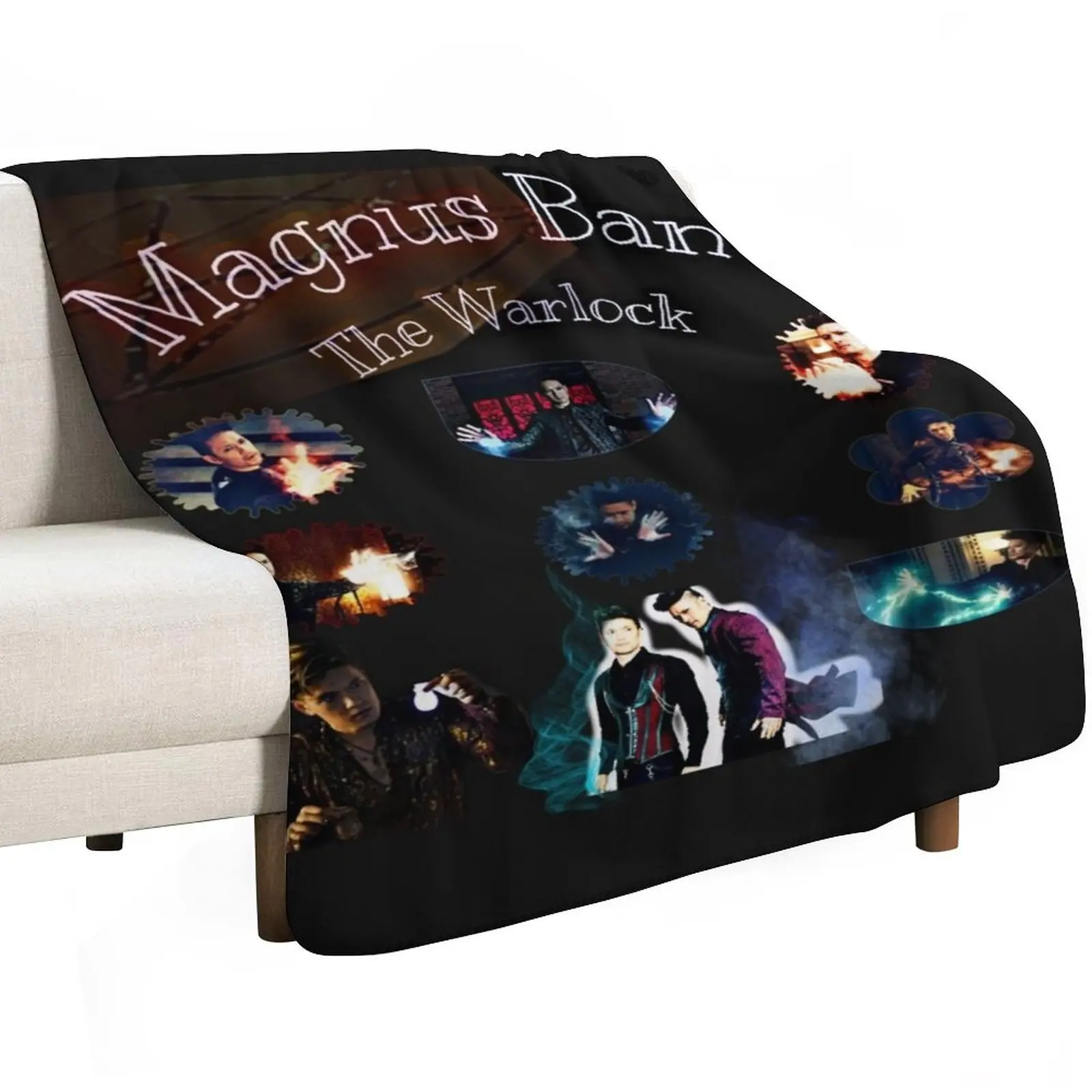 Magnus Bane The Warlock Throw Blanket Lightweight Warm Blanket for Indoor Outdoor Use