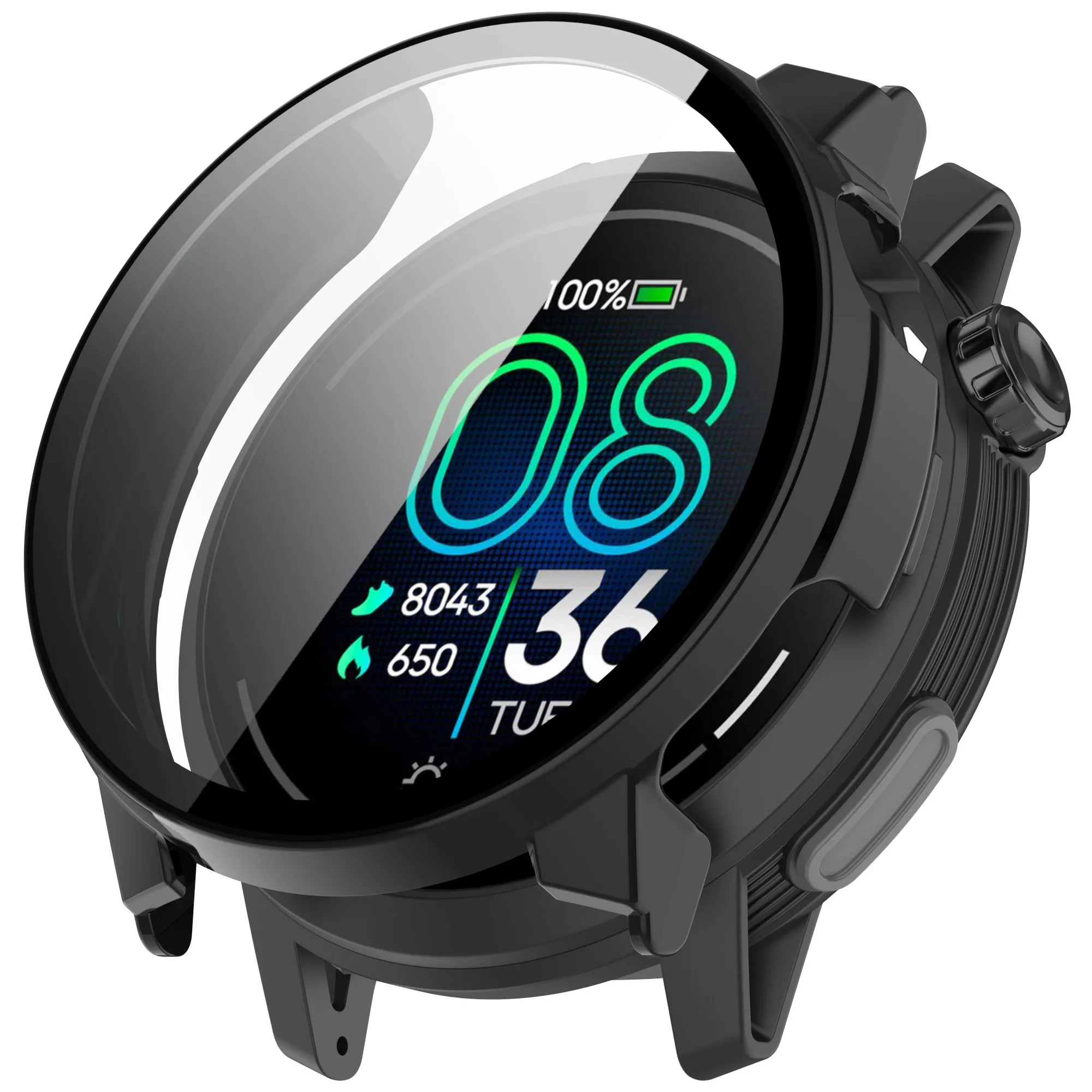 Pełne etui ochronne do COROS PACE Pro Screen Protector Watch Case do COROS Pace Pro Cover PC 2w1 Shell & Tempered Glass Film