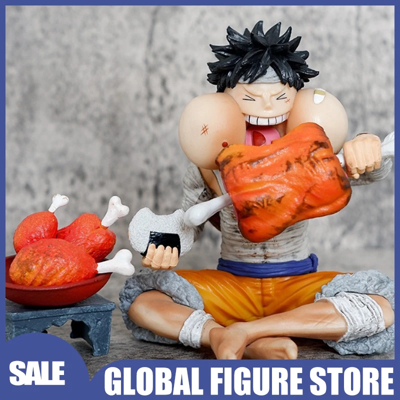

12 см фигурка Луффи Манга, статуя, украшение для рабочего стола, аниме, Коллекционная модель, милая фигурка, игровой периферийный подарок для детей