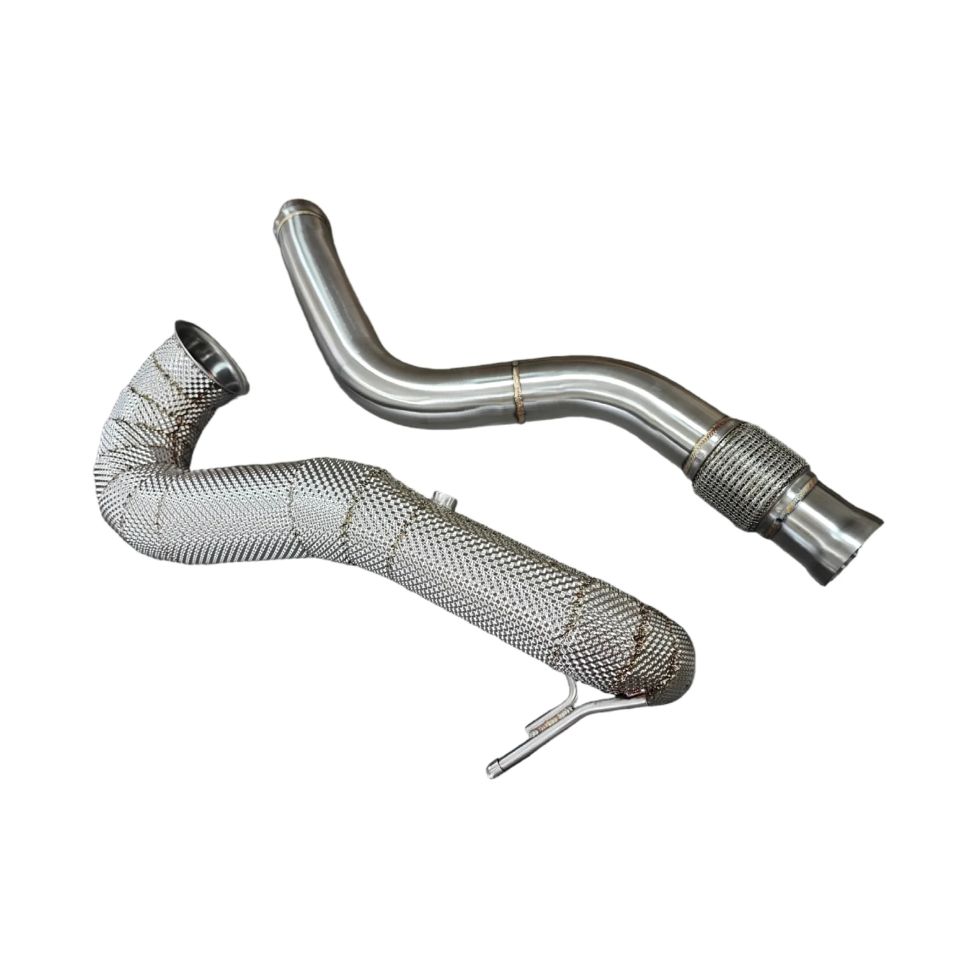 

ForContach Performance With Heatshield For Mercedes Benz AMG A45 CLA45 GLA45 CLA45 W176 2014+ Racing Decat Exhaust Downpipe