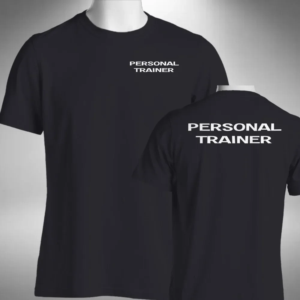 Personal Trainer Men'S T-Shirt Gym Instructor Wear Training Fitness Workout  Summer New Men Funny Casual Brand Top T Shirt