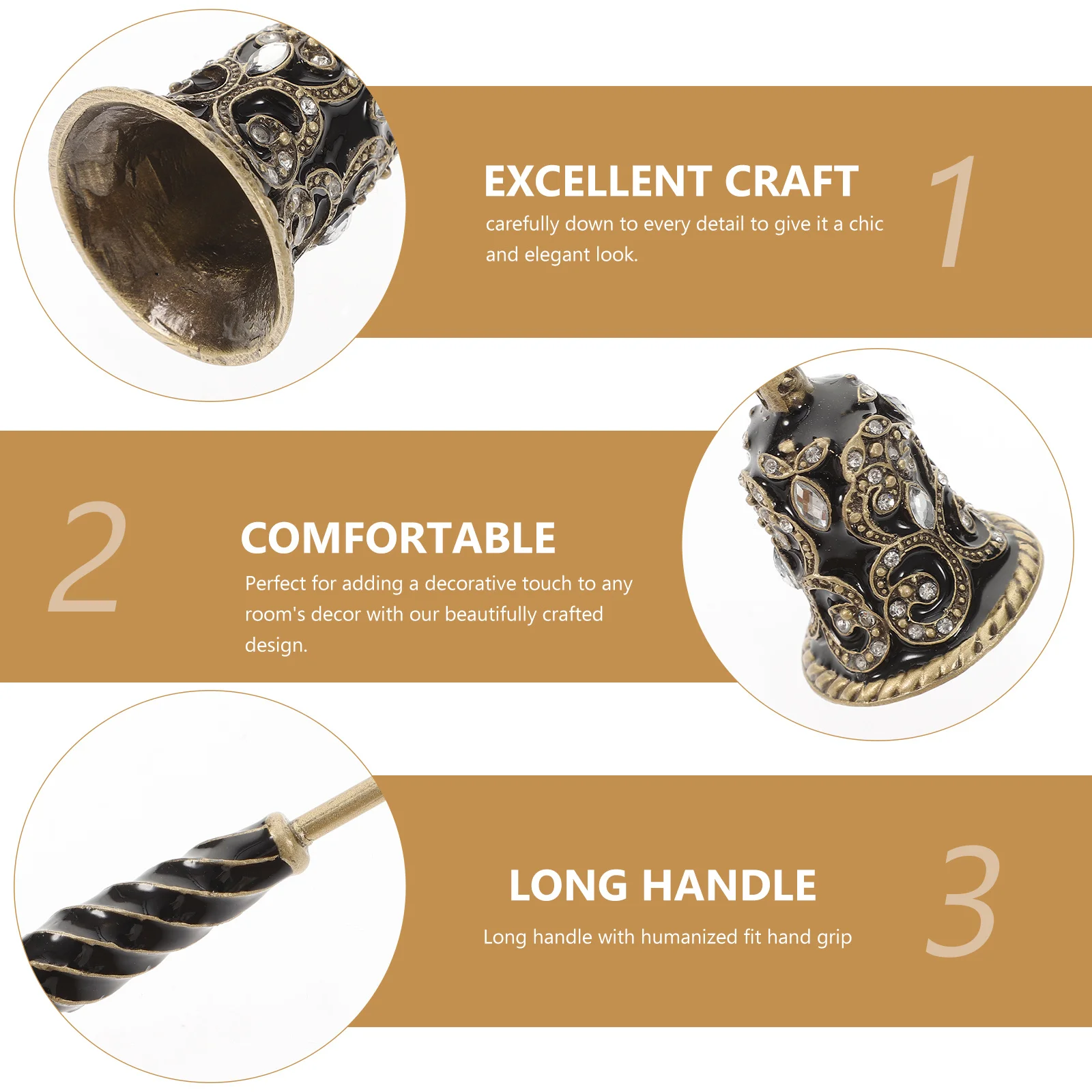 حجر الراين زهرة تصميم المعادن السنافر مقبض طويل لهب طفاية أداة المحمولة الفتيل الممتازة قسط آمنة