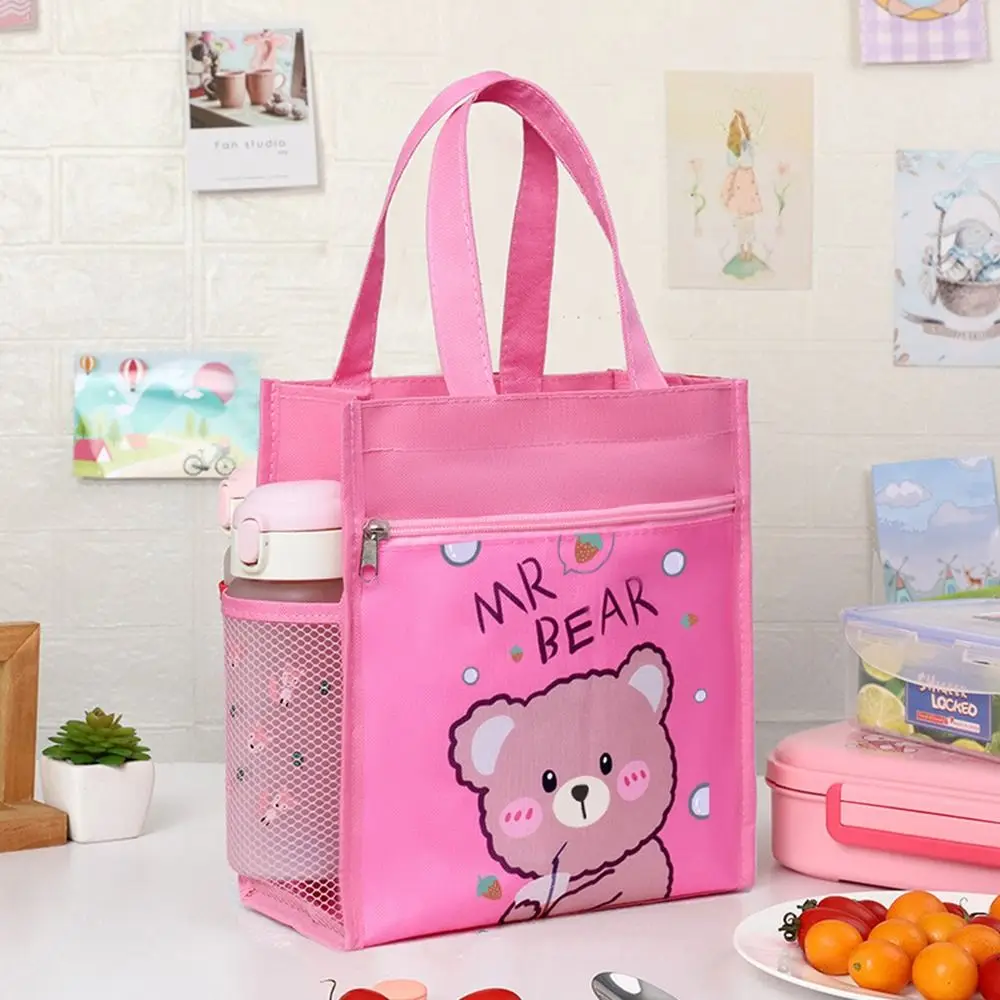 1Pcs Storage Bag Insulated Thermal Bag Picnic Travel Cute Cooler Warm Box Cartoon Breakfast Organizer Lunch Bag Kid Student