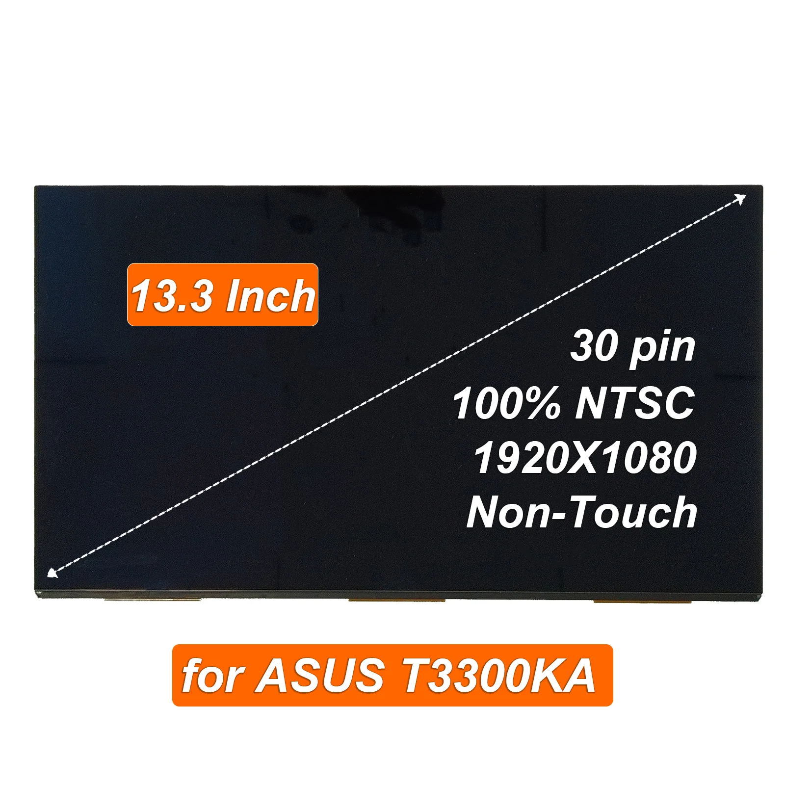

ATNA33XC21-0 OLED No Touch Panel Display 13.3 " LCD Screen FHD 1920X1080 400cd 30pin Laptp Repair Parts