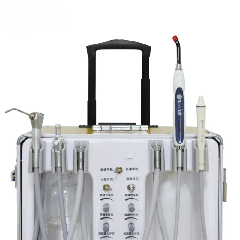 Factory price Aluminum Alloy  portable dental unit equipment with air compressor