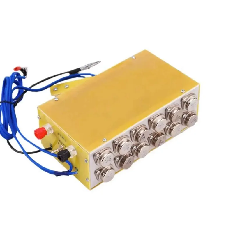 32/24 Tube Old-Fashioned Low-Frequency Inverter Head, 12V Battery High-Power Step-Up Transformer for Car/Electric Fence