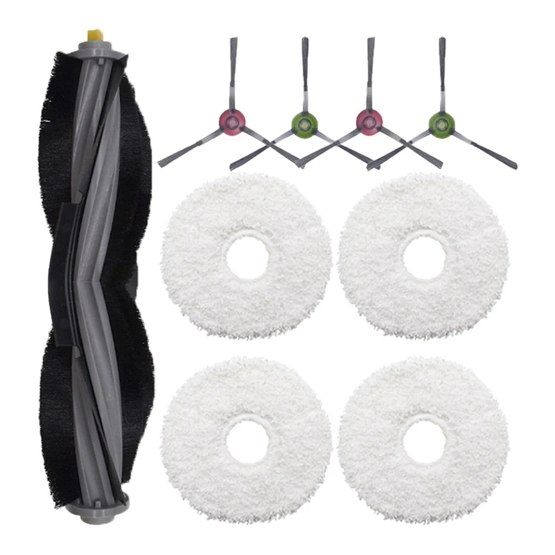 ملحقات قطع غيار لأرضية Yeedi 3 محطة ، إكسسوارات مكنسة كهربائية روبوت ، فرشاة جانبية رئيسية ، قماش ممسحة