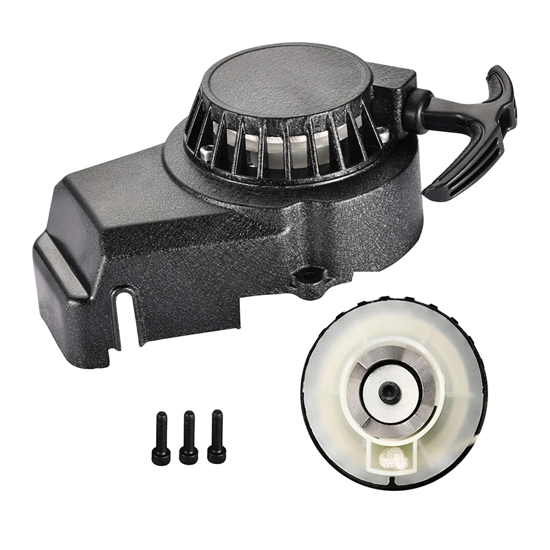 Aluminum Alloy Easy Pull Starter Start For 47cc 49cc Gas Minimoto Pocket Bike Mini Dirt Bike Crosser Quad ATV Motorcycle