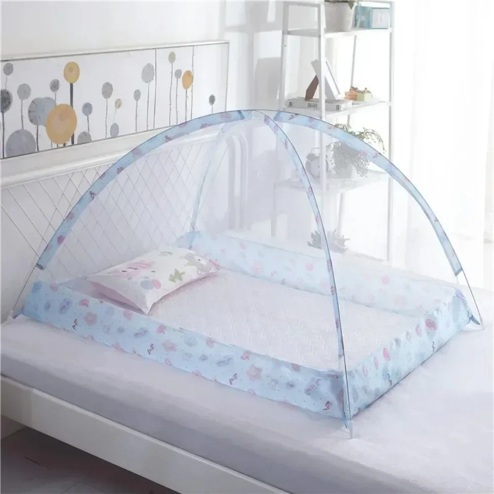 Children's Mosquito Net Bottomless Foldable Magic Installation-free Yurt Mosquito Net Crib Floor-standing Mosquito Net Cove