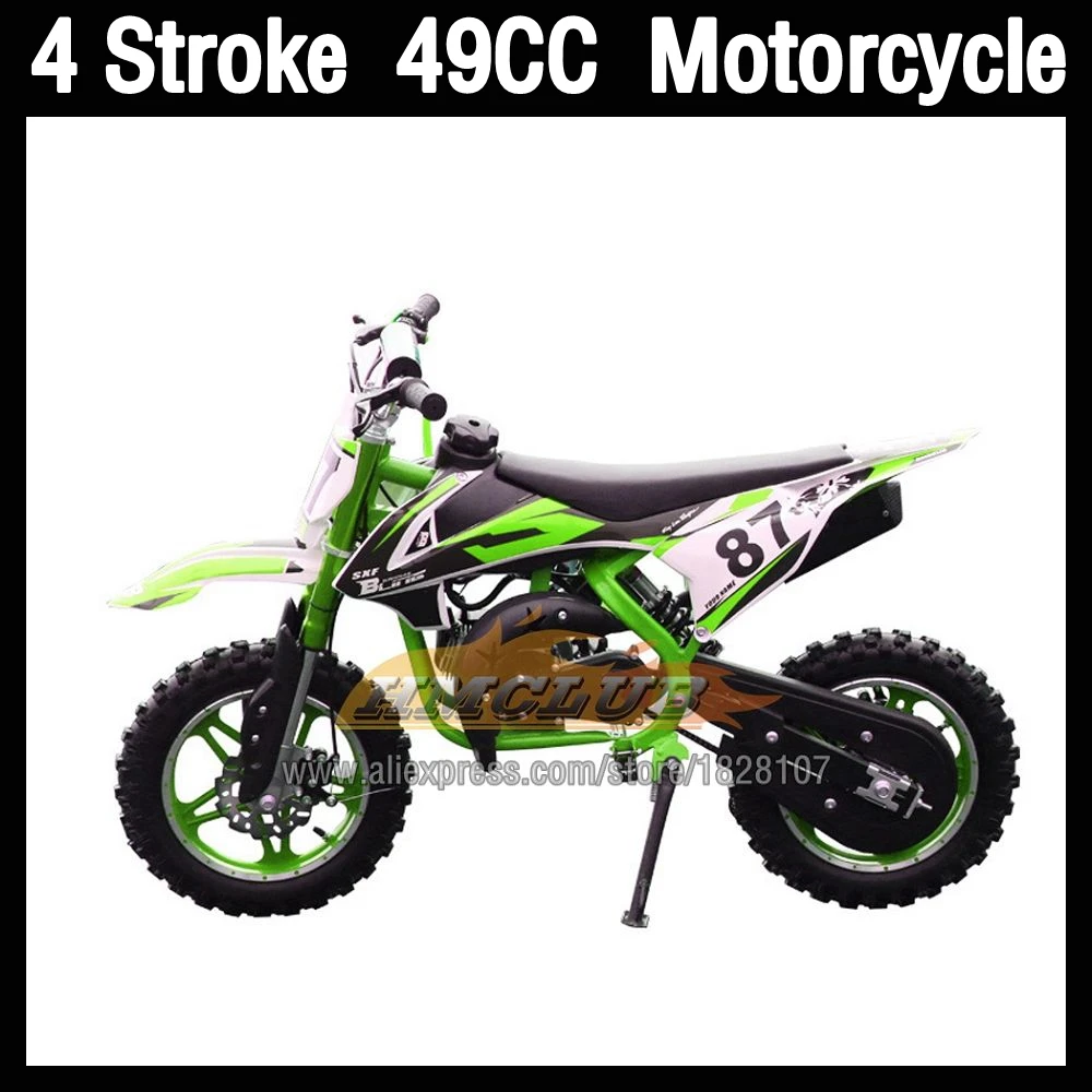 49 CC 4-Stroke Motorbike Toy Plaything Knickknack Play Game ATV OFF-road Gasoline Motorcycle Adult Child Racing MOTO Dirt Bikes