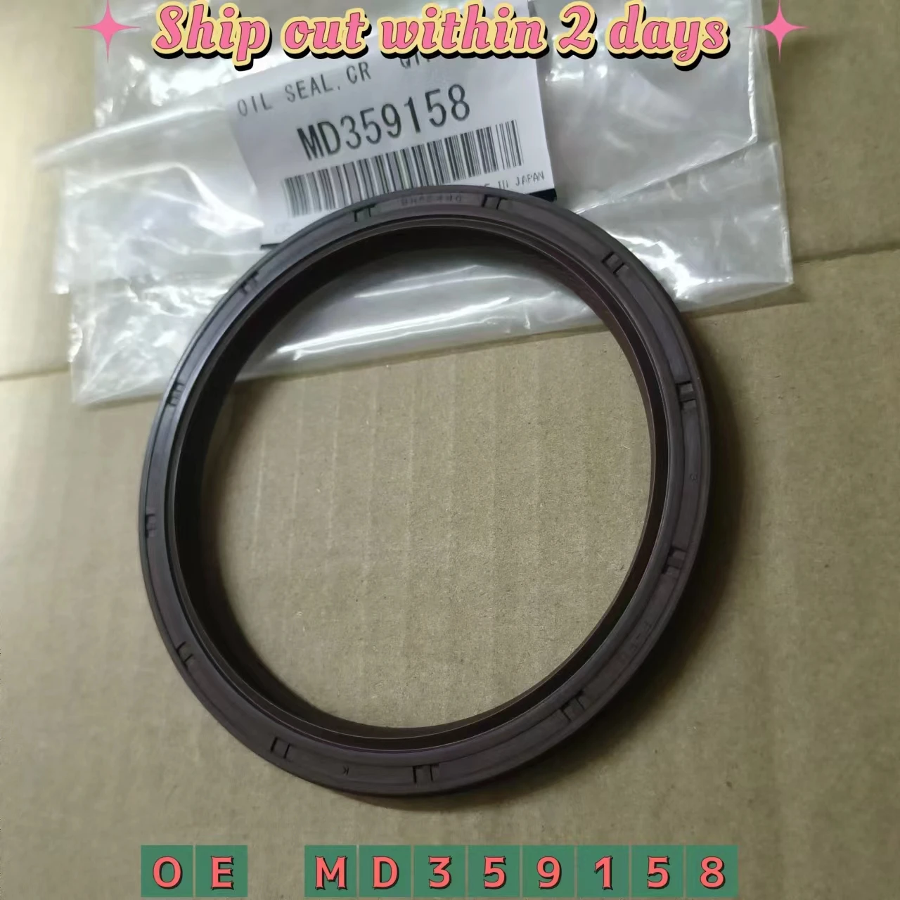 MD359158 Auto Engine parts Crankshaft rear oil seal For Mitsubishi Pajero V31 ASX Outlander 3 4B11 4B12