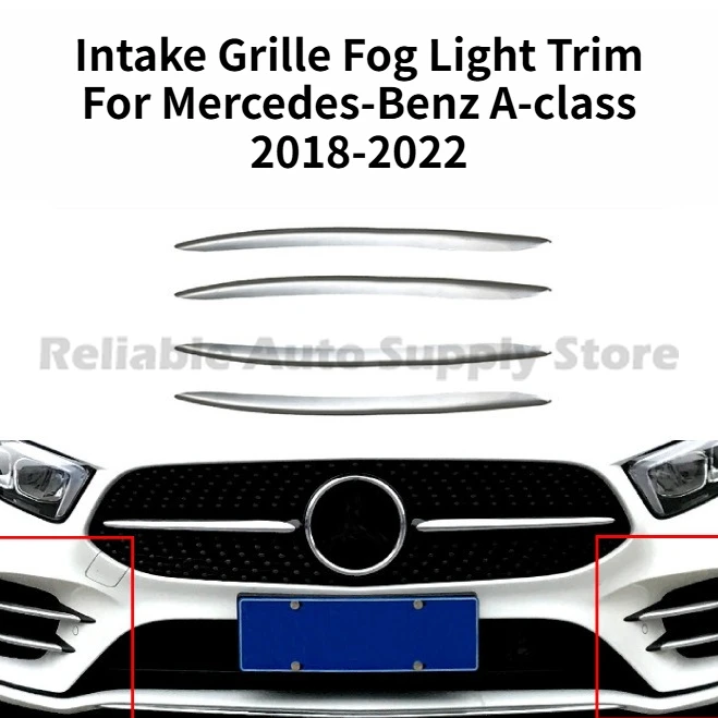 

Накладка противотуманной фары впускной решетки для Mercedes-Benz, новый A-класс W177 A180L A200L 2019, модификационные детали