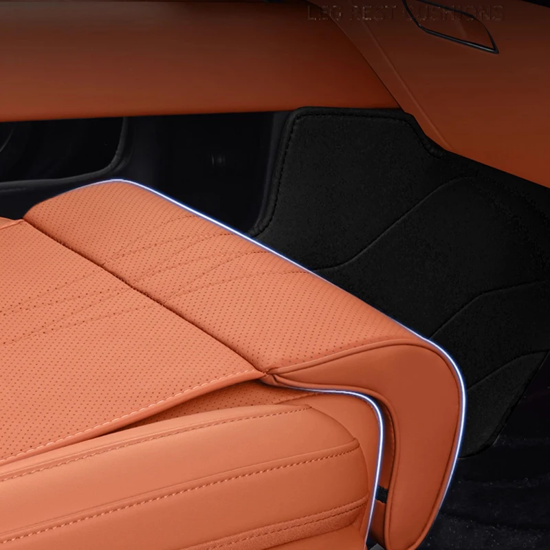 Car seat cushion leg rest For Li Xiang L9 2022-2025 Breathable driver and front passenger extended seat cushions