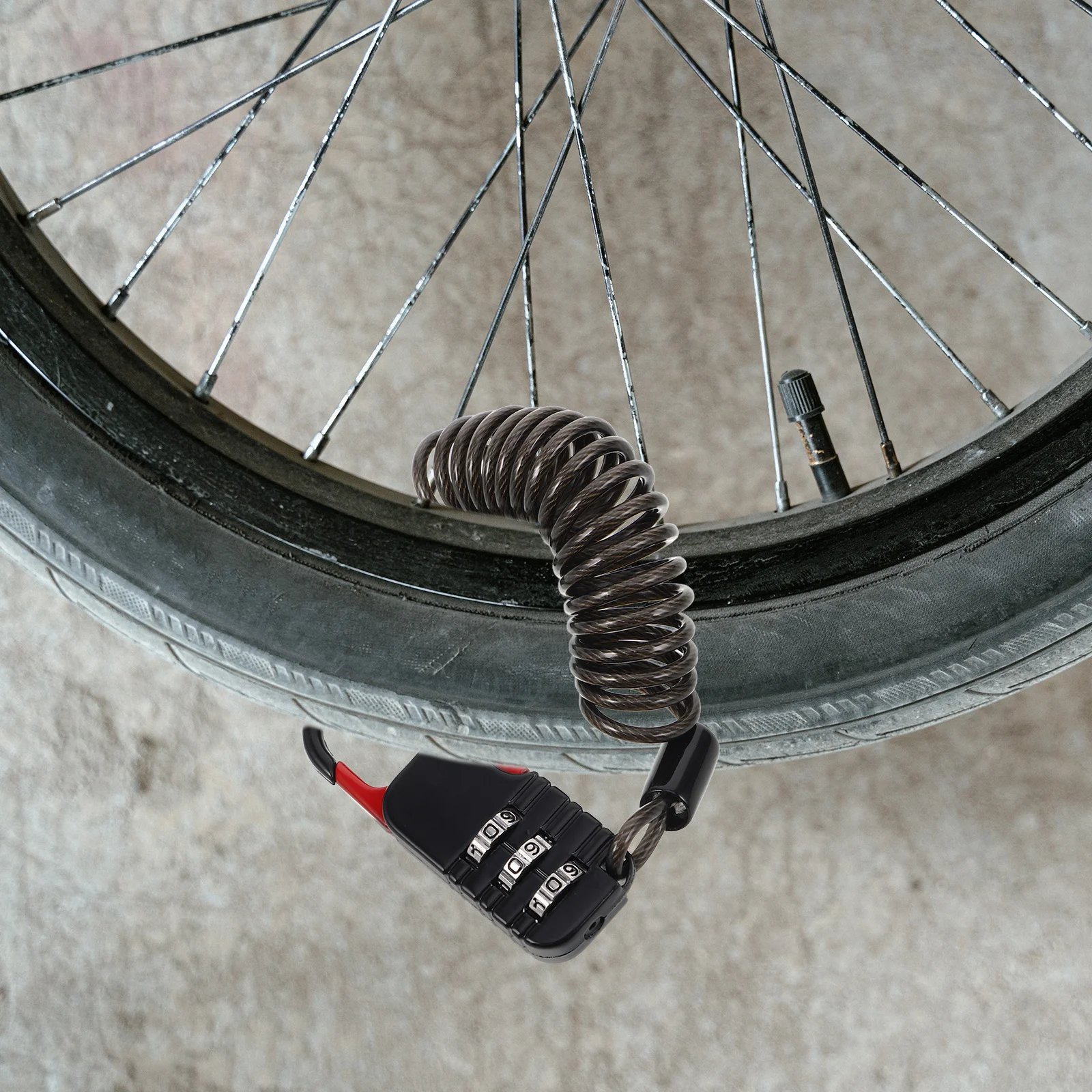 

Anti-Theft Password Lock for Motorcycle Electric Scooter Bicycle Security Cable Steel Chain Portable Resettable