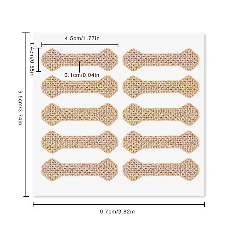 4/10 ورقة باديكير نام مسمار أداة ملصقات أظافر لمصحح الأظافر علاج الداحس المثبت استعادة الورم قدم الرعاية