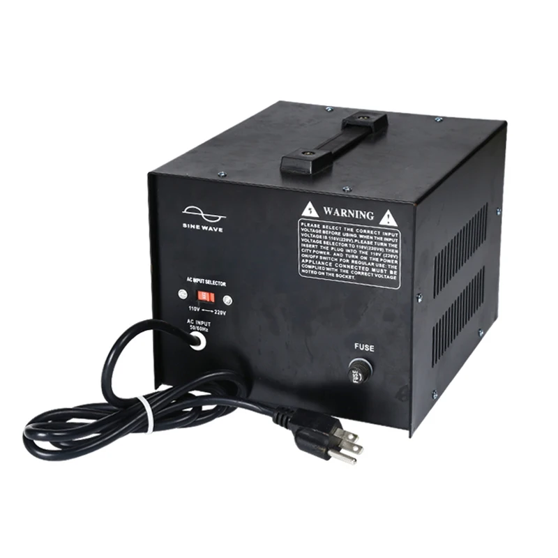 Transformador 2000 v do aparelho doméstico do fogão do arroz do transformador 220 w ao conversor de potência da tensão 110v