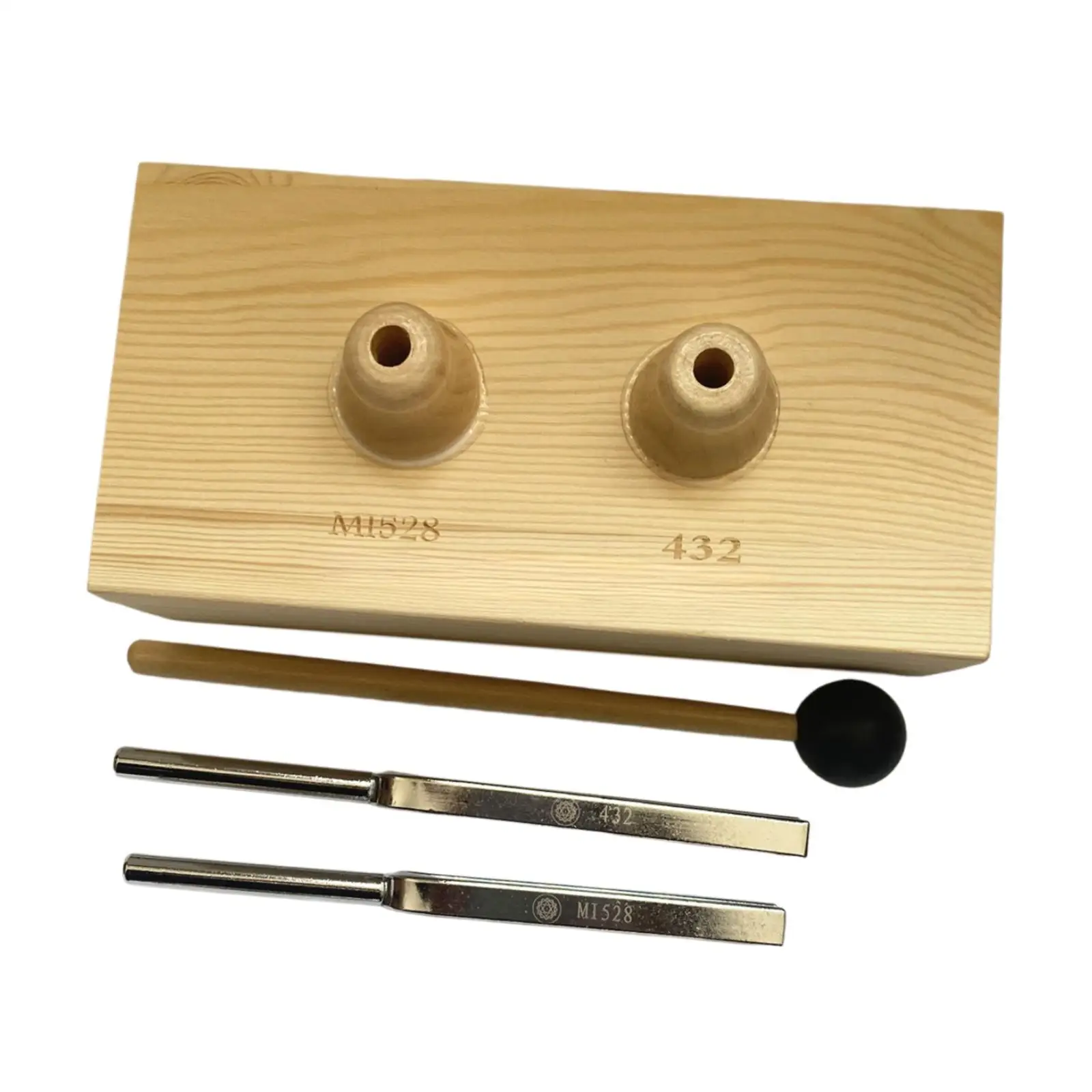 

Yogas Tuning Fork with Resonance Box for Psychotherapy Physical Fitness