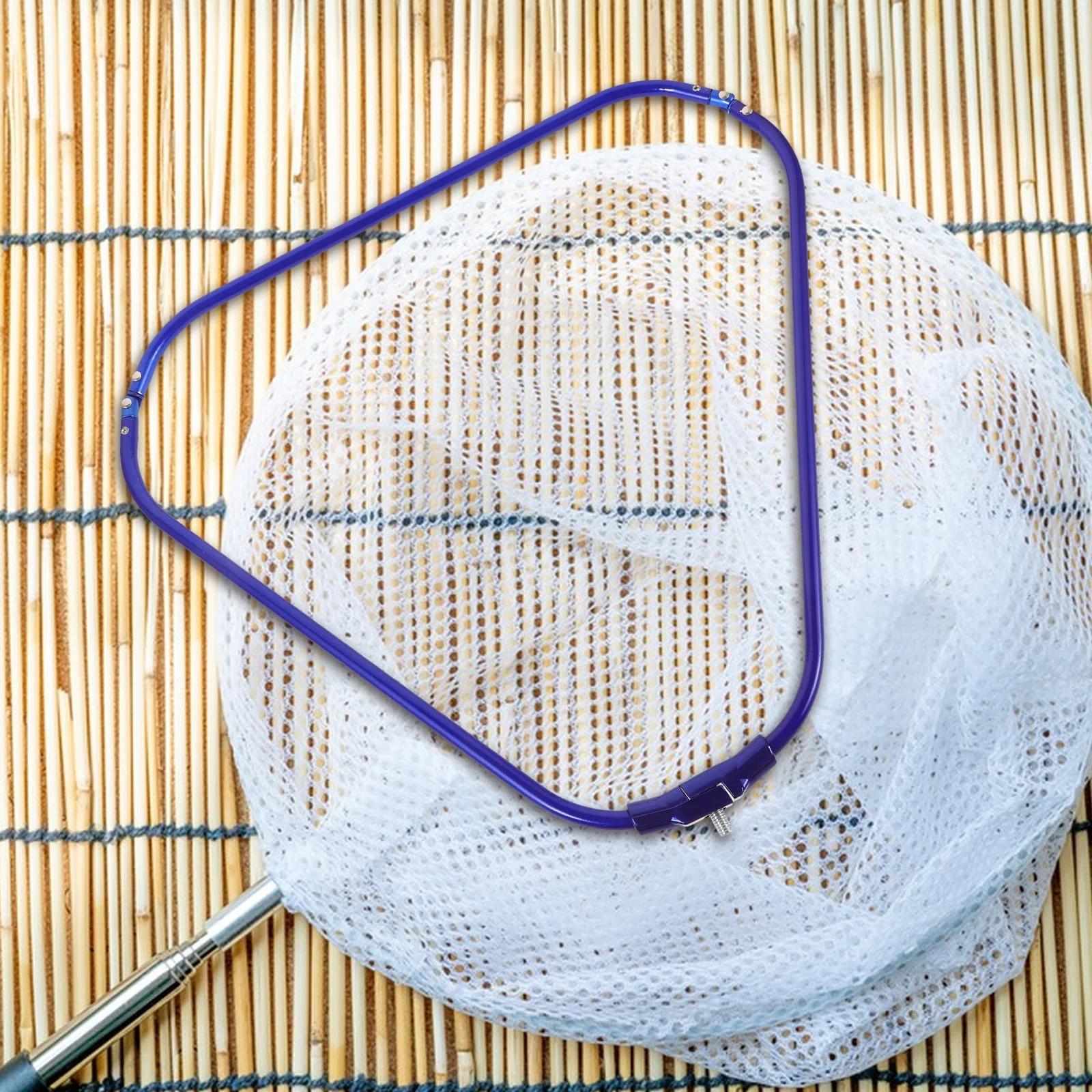 

Aluminum Alloy Folding Net Ring Compact Fishing Net Triangular Frame Replacement For Dip Nets Crab Mesh Landing Tackle