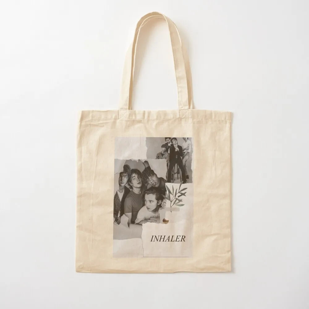 

inhaler dublin band Tote Bag handbag reusable grocery bags bag for beach shopping bags foldable Canvas Tote Bag