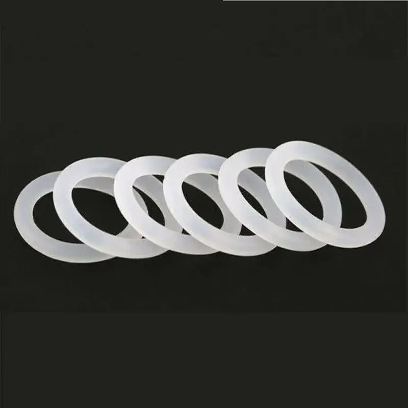 1-50 шт. CS 1,5 мм, белое пищевое силиконовое уплотнительное кольцо, наружный диаметр 5-80 мм, уплотнительное кольцо, уплотнительная прокладка, устойчивая к коррозии, износу и высоким температурам