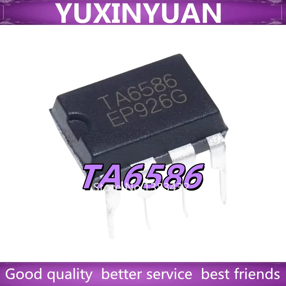 （10/PCSs）New Original TA6586 6586 DIP8 chip In Stock