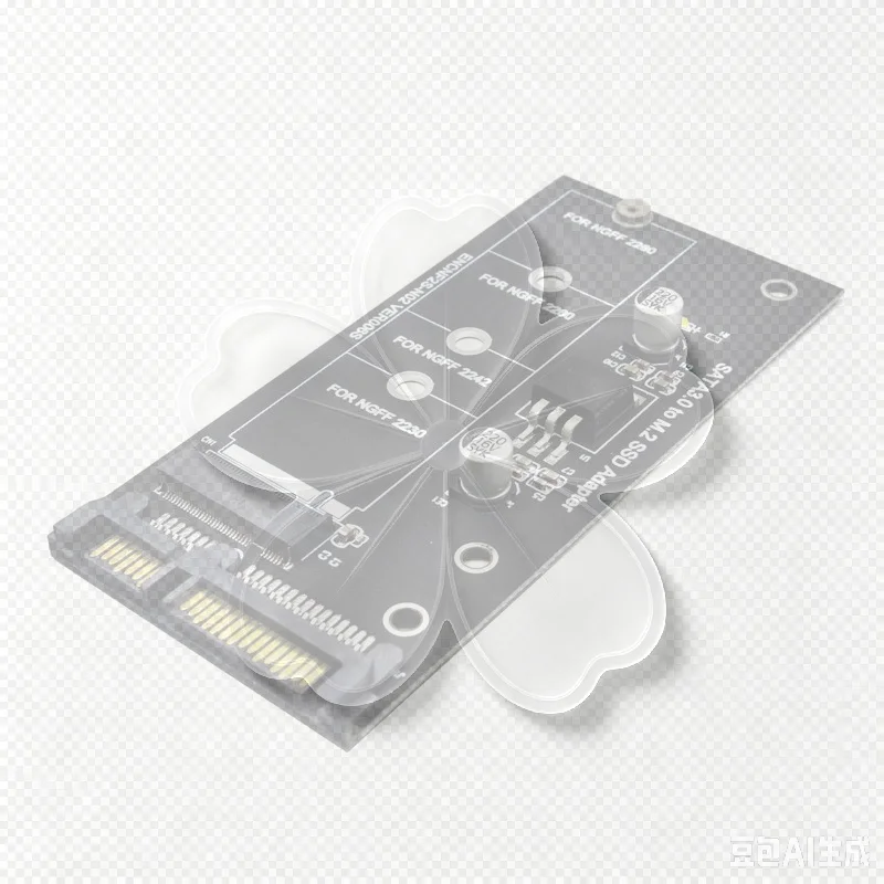 1Pcs High Efficiency SATA M2.SSD Convert Adapter Card M2 To SATA3 Adapter Card NVME SSD Upgraded SATA 6 Gbps NGFF Adapter