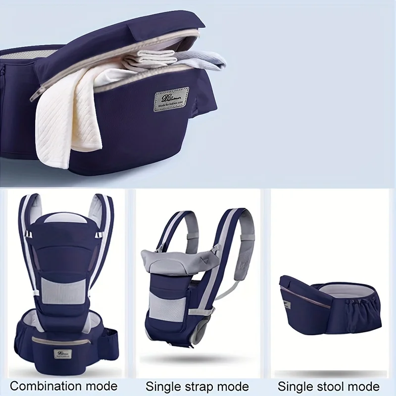 Baby Carrier Waist Stool With Storage Bag Kangaroo Shoulder Swaddle Sling Infant Kid Wrap Ergonomic Backpack Hipseat