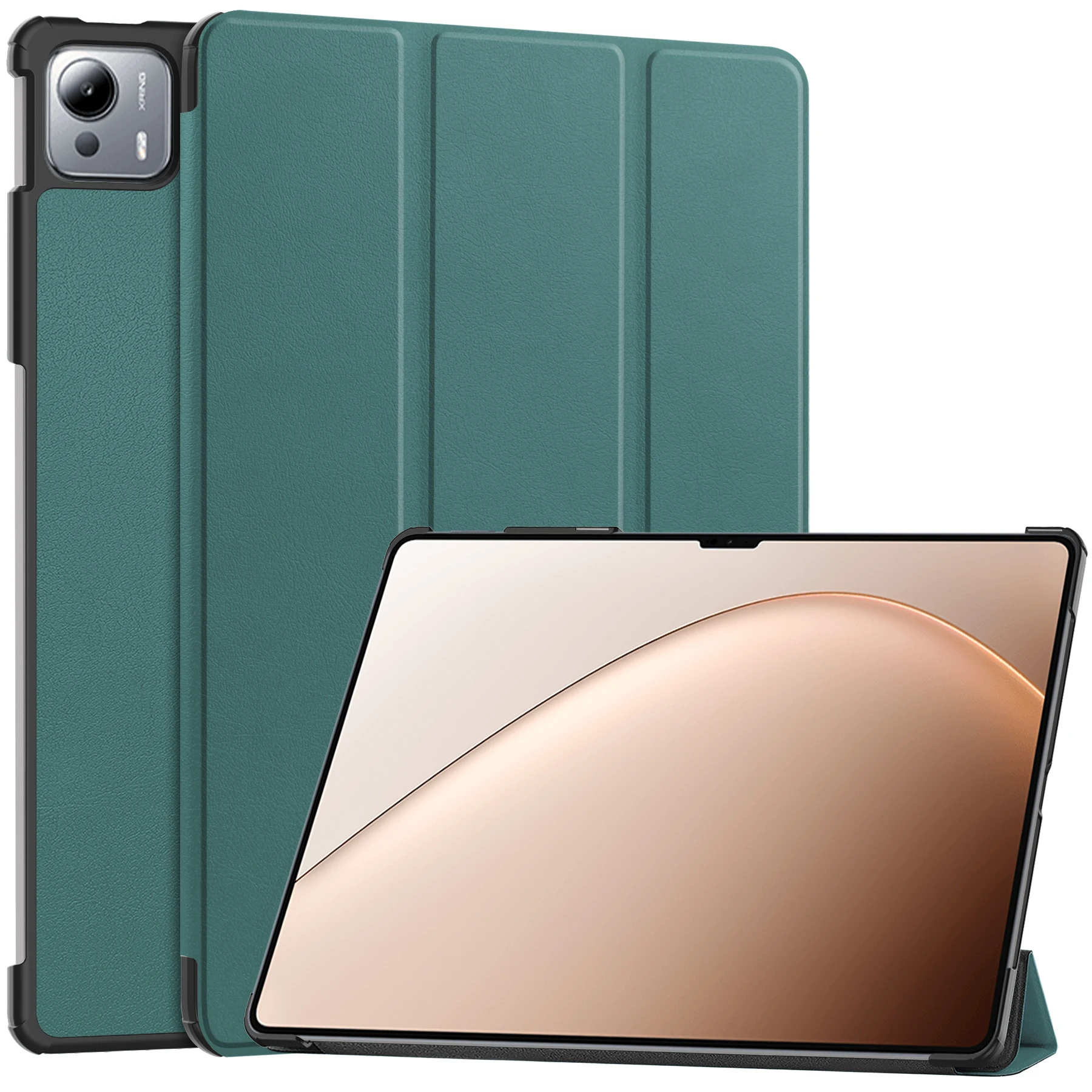 Tablets case For Xiaomi Pad 7 Ultra 14 Inch Slim Fit Auto Sleep Wake Multiple Colors Cover Tri-fold Caster Hard Shell  Leather