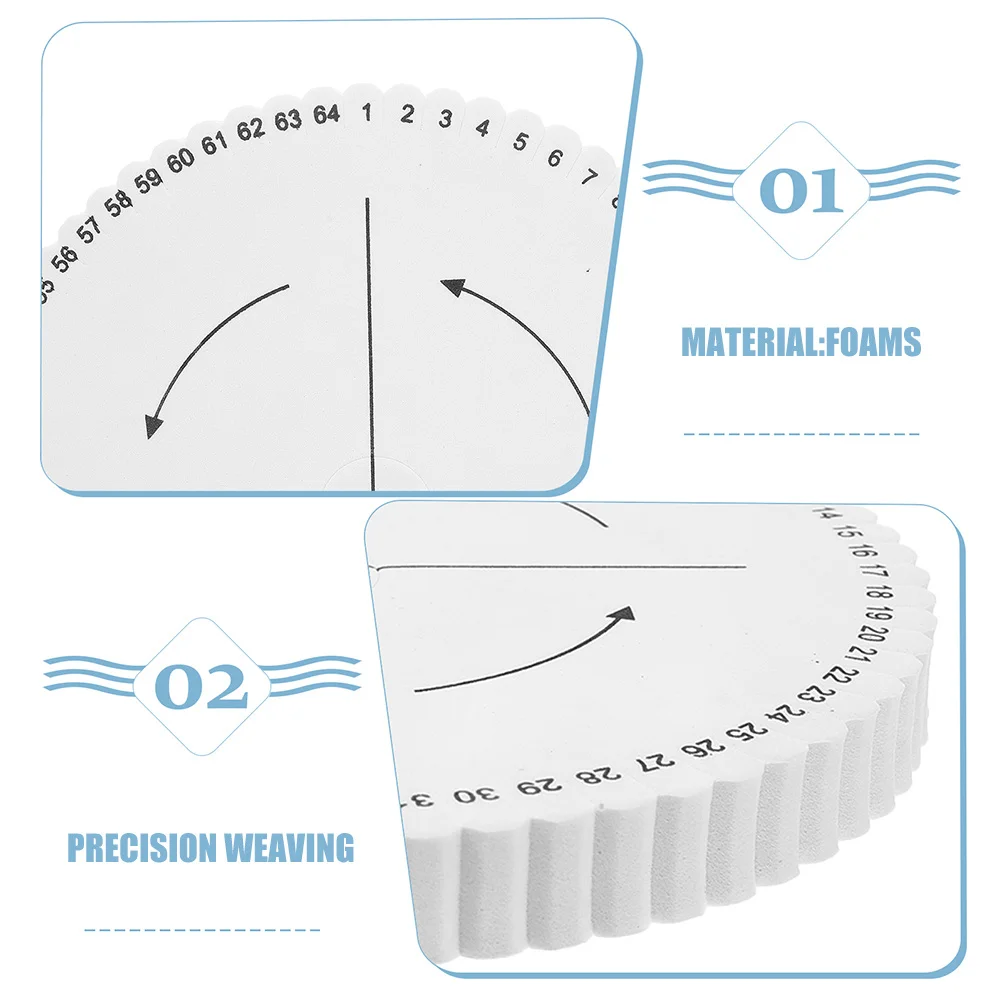 5 قطعة Kumihimo تجديل القرص جولة سميكة سوار النسيج مجلس صنع المجوهرات الديكور الحبل الحرفية DIY أداة النسيج مجلس #4