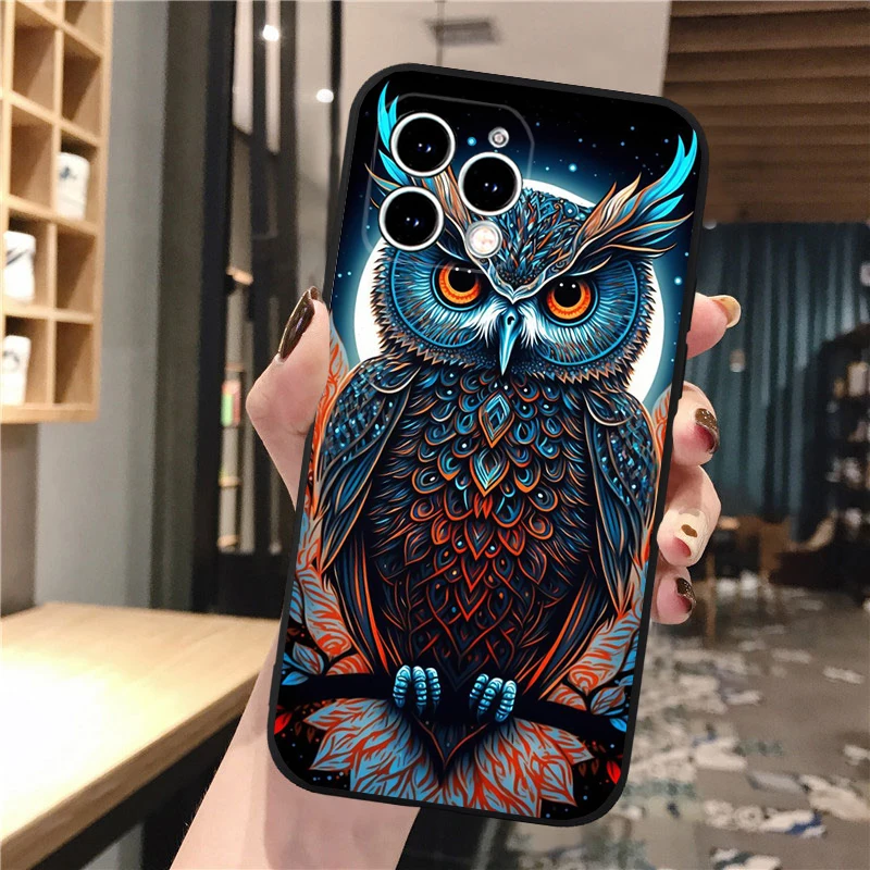 

Owl Phone Case For iphone 17 Pro Max Air 16 15 14 13 Pro Max 15 16 Pro 15Plus Shell