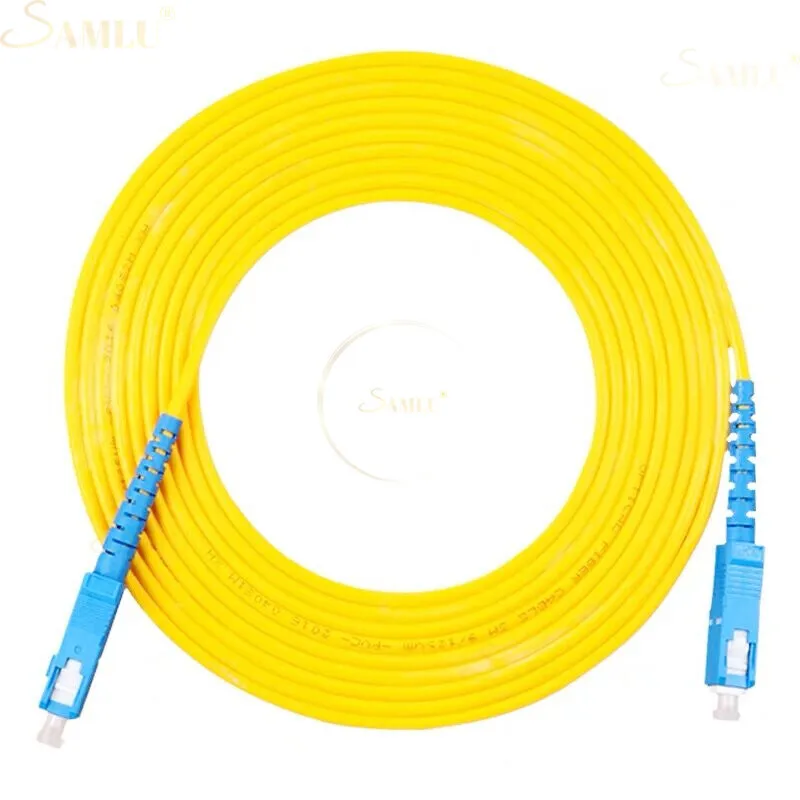 Stock Ready SC/UPC-SC/UPC 10Pcs/Lot 3M Simplex 9/125 Single Mode SM Optic Cable Patch Cord Fiber Jumper