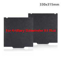 ENERGETIC Upgrade Sidewinder SW-X4 Plus 330x315mm PEI Build Plate Double Sided Textured Black PEI Steel Magnetic Bed Platform
