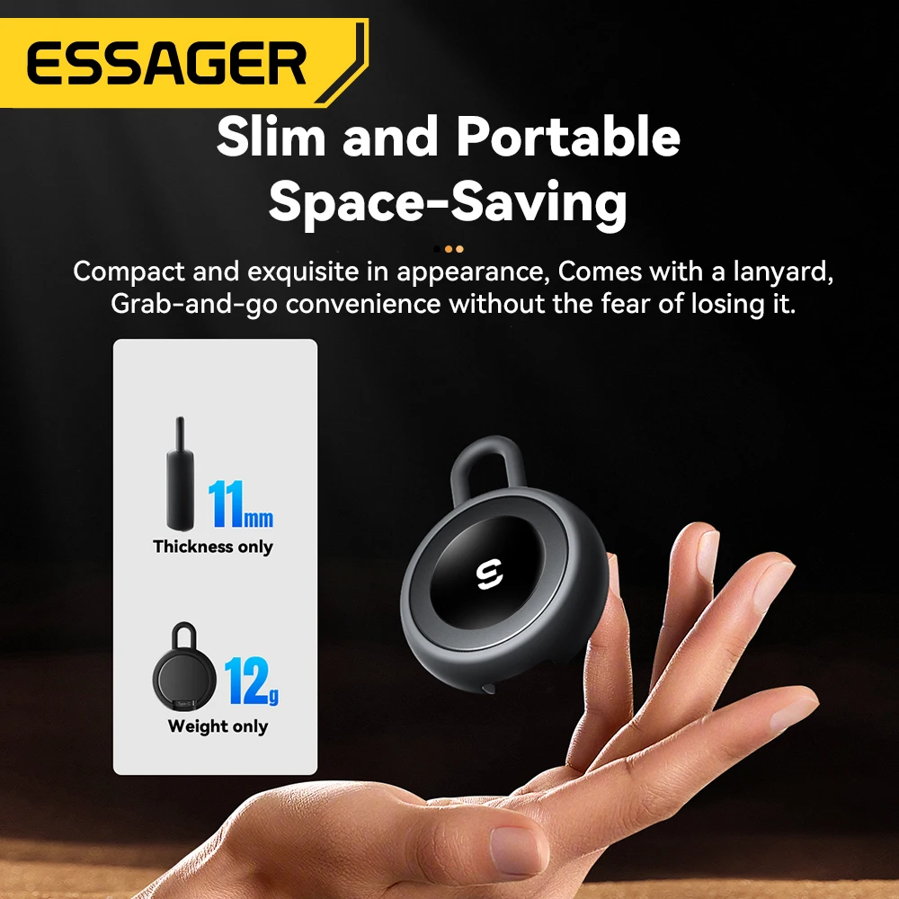 Essager – chargeur de montre magnétique sans fil, pour Apple Watch, Portable, USB Type C, rapide, pour IWatch série 9 8 7 6 5 Ultra 2 SE