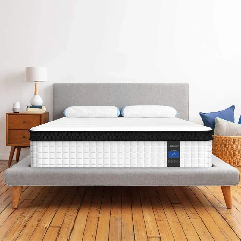 12Inch Full Size Memory Foam Bedroom Hybrid Mattress In One Box