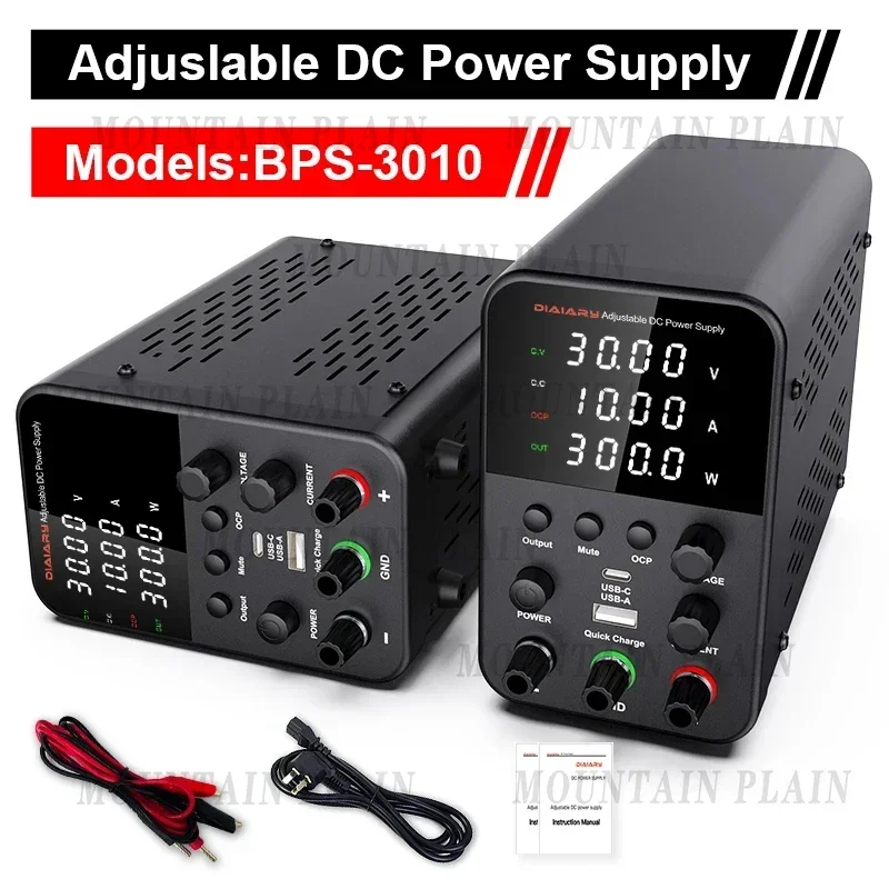 30V 10A Adjustable Laboratory Power Switching Power Supply 110v/220v Lab BPS3010 DC Power Supply