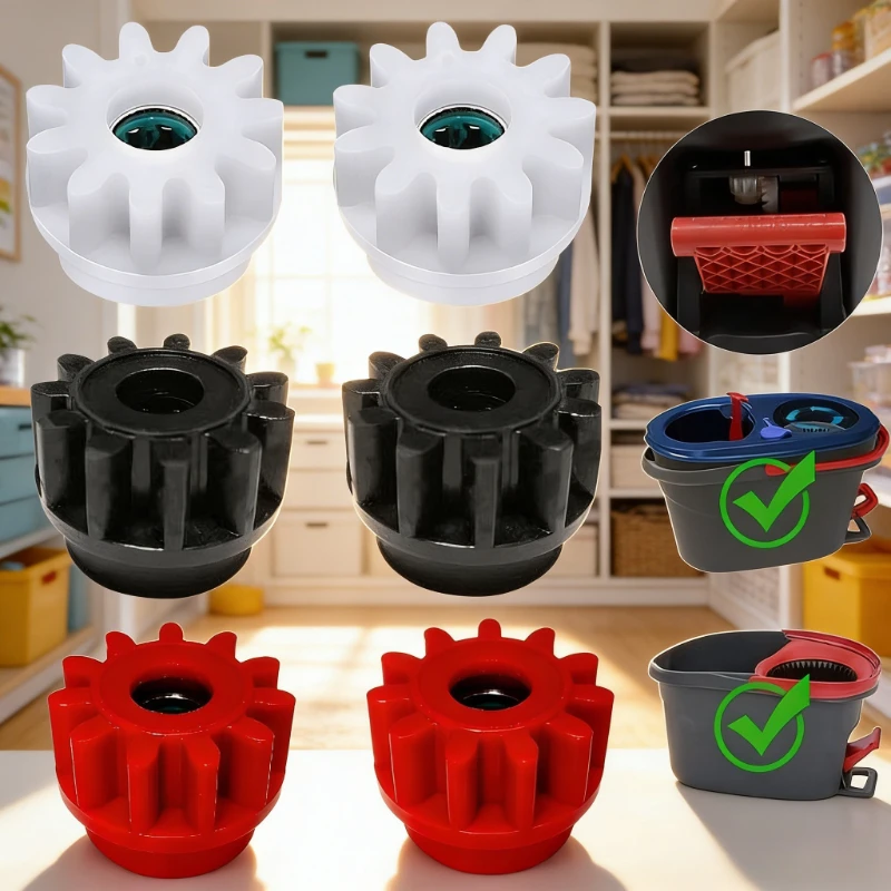 1/5PCS Easy Mop Pedal Broom Spin Replacement for Vilida for O-Cedar Rotation Mop One Way Clutch Bearing Bucket Gear Sprockets
